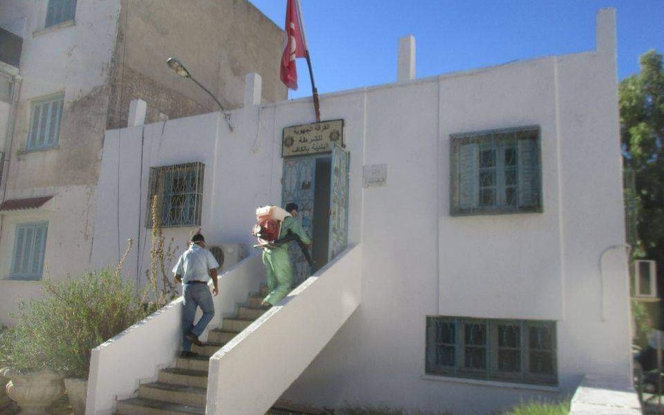 Tunisie [photos] Campagne de désinfection au Kef