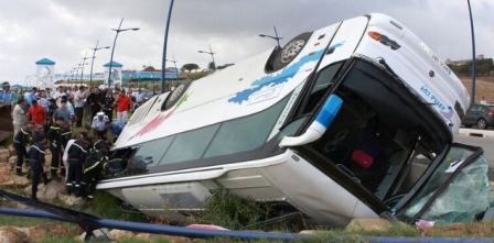 12 morts et 20 blessés dans un accident de Bus au Maroc