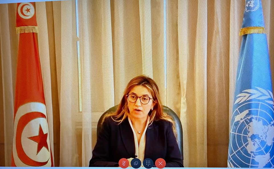 Salma Ennaifer réaffirme l’engagement de la Tunisie dans la lutte contre le terrorisme et le crime organisé