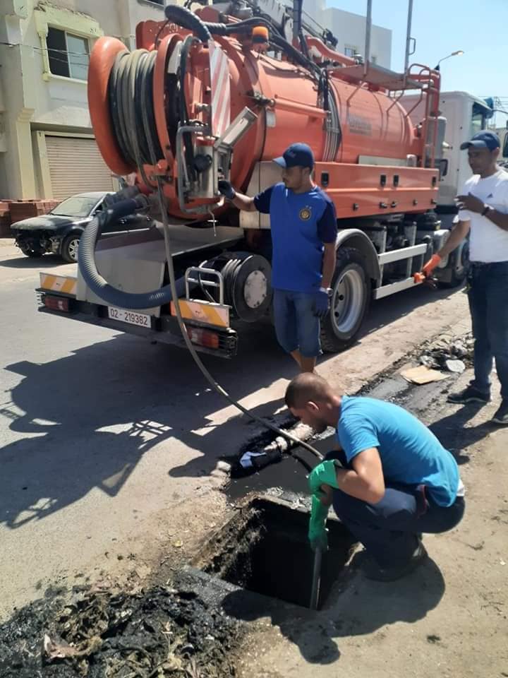 Tunisie: Nettoyage des conduites d’égouts à Rades