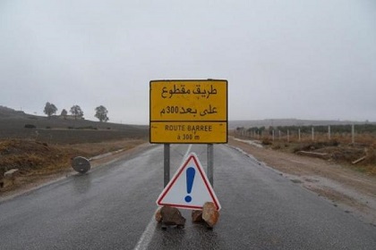 Tunisie: Trafic bloqué au niveau de la RN 18 à Siliana