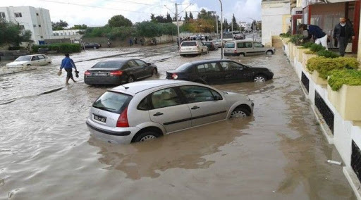Tunisie: Arrêt de la circulation du métro du Sahel en raison de l’inondation de la station de Moknine par les eaux de pluie