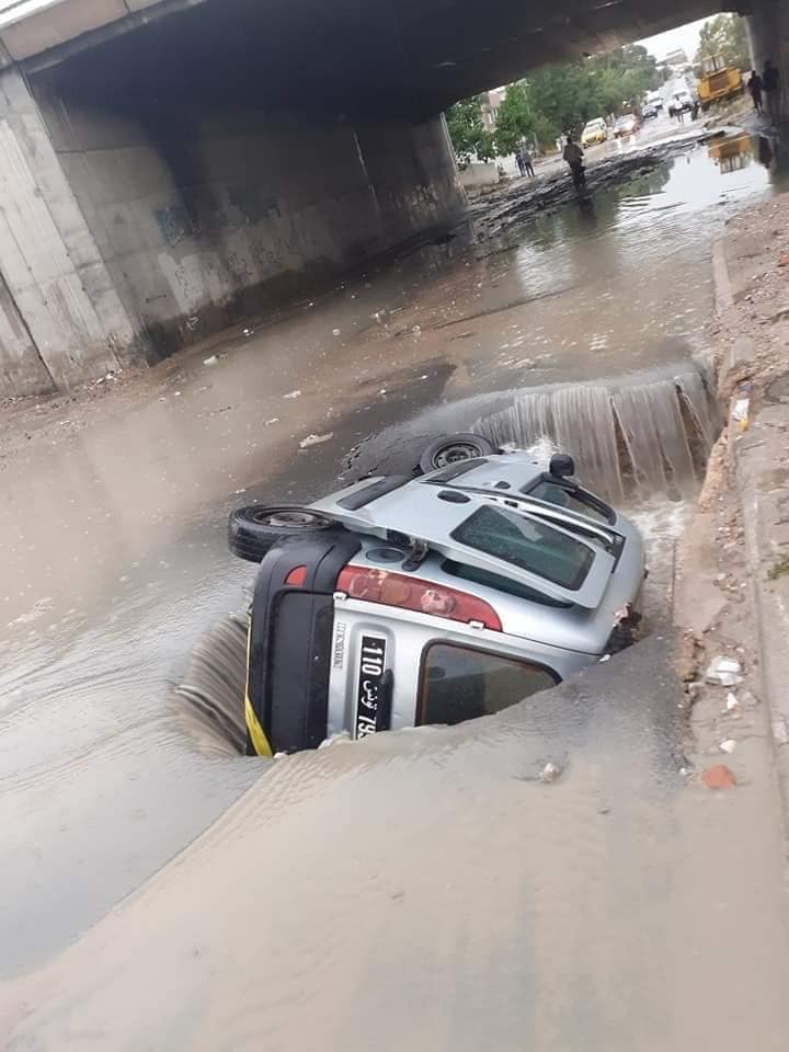 Tunisie: Les rues de la Capitale inondées par les pluies