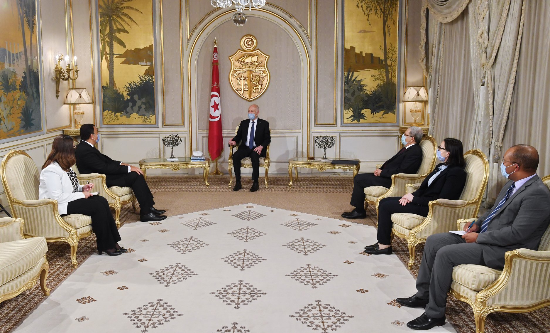 Tunisie : Kais Saïed reçoit les lettres de créances de trois nouveaux ambassadeurs