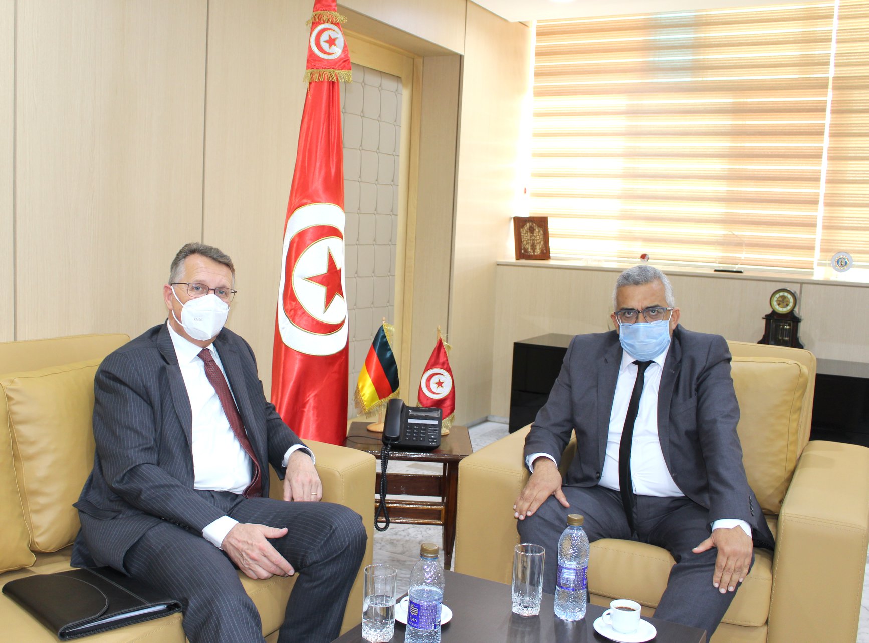 Tunisie : Le ministre de la Justice reçoit l’ambassadeur d’Allemagne à Tunis