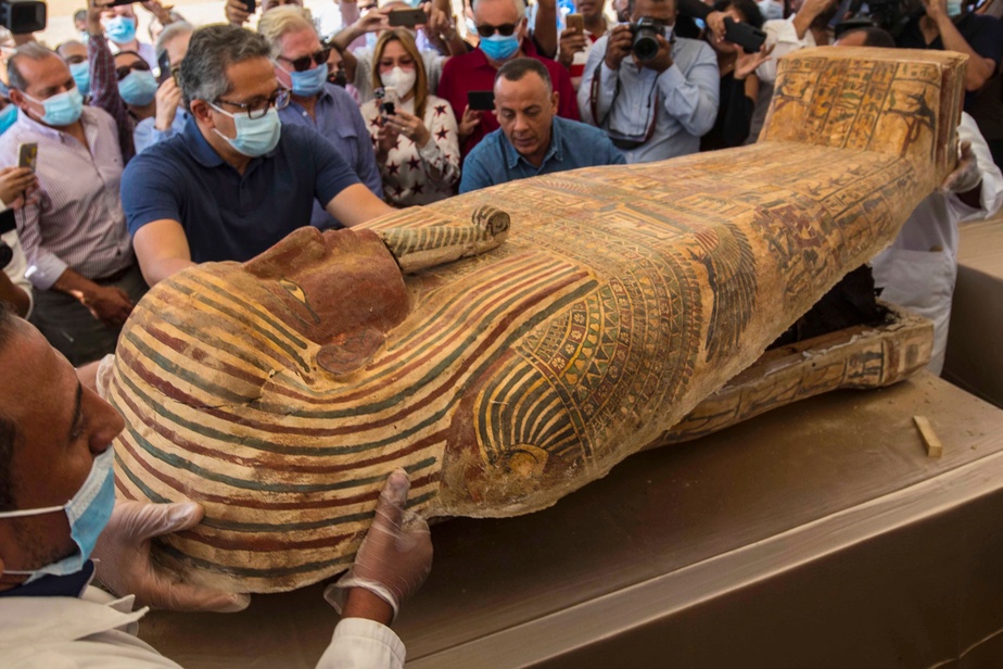 Egypte : Découverte de près d’une soixantaine de sarcophages ensevelis il y a plus de 2500 ans et en parfait état