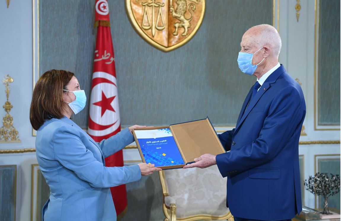 Tunisie : Kais Saïed reçoit la présidente de la Haute Instance des finances locales