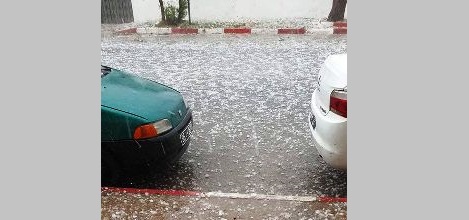 Tunisie : VIDEO : Pluies abondantes et chutes de grêle à Médenine