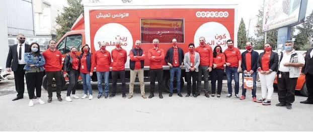 Tunisie : IMAGES : Ooredoo intensifie son action sociétale pour lutter contre la Covid