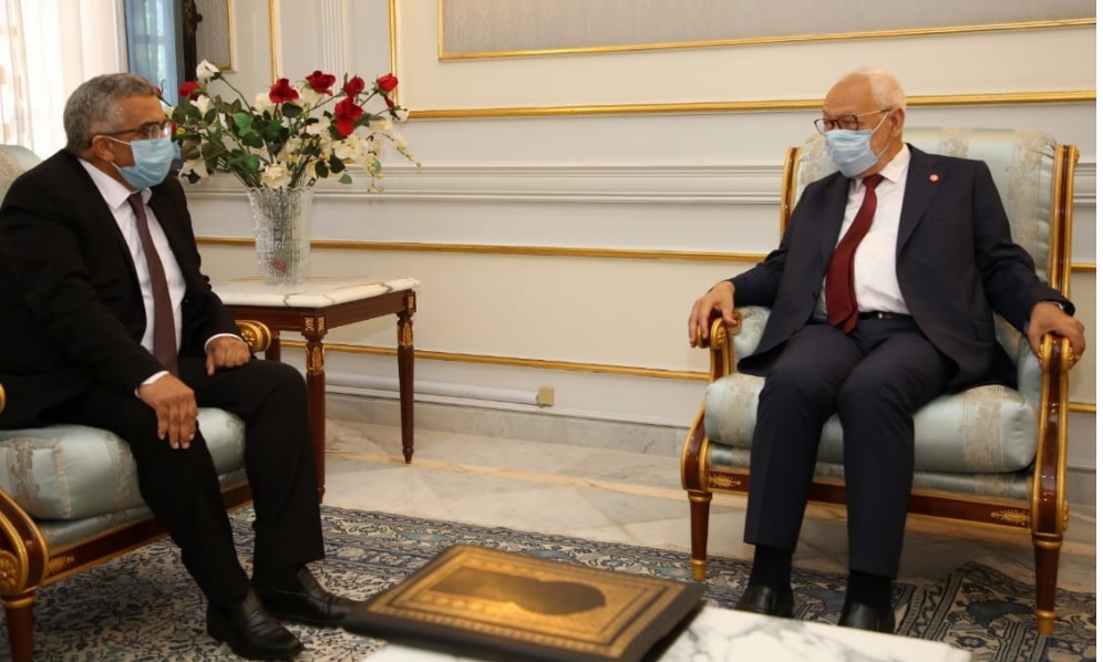 Tunisie: Rached Ghannouchi rencontre le ministre de la Justice