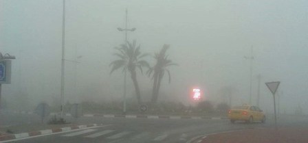 Tunisie-Jendouba: Le brouillard a causé un accident