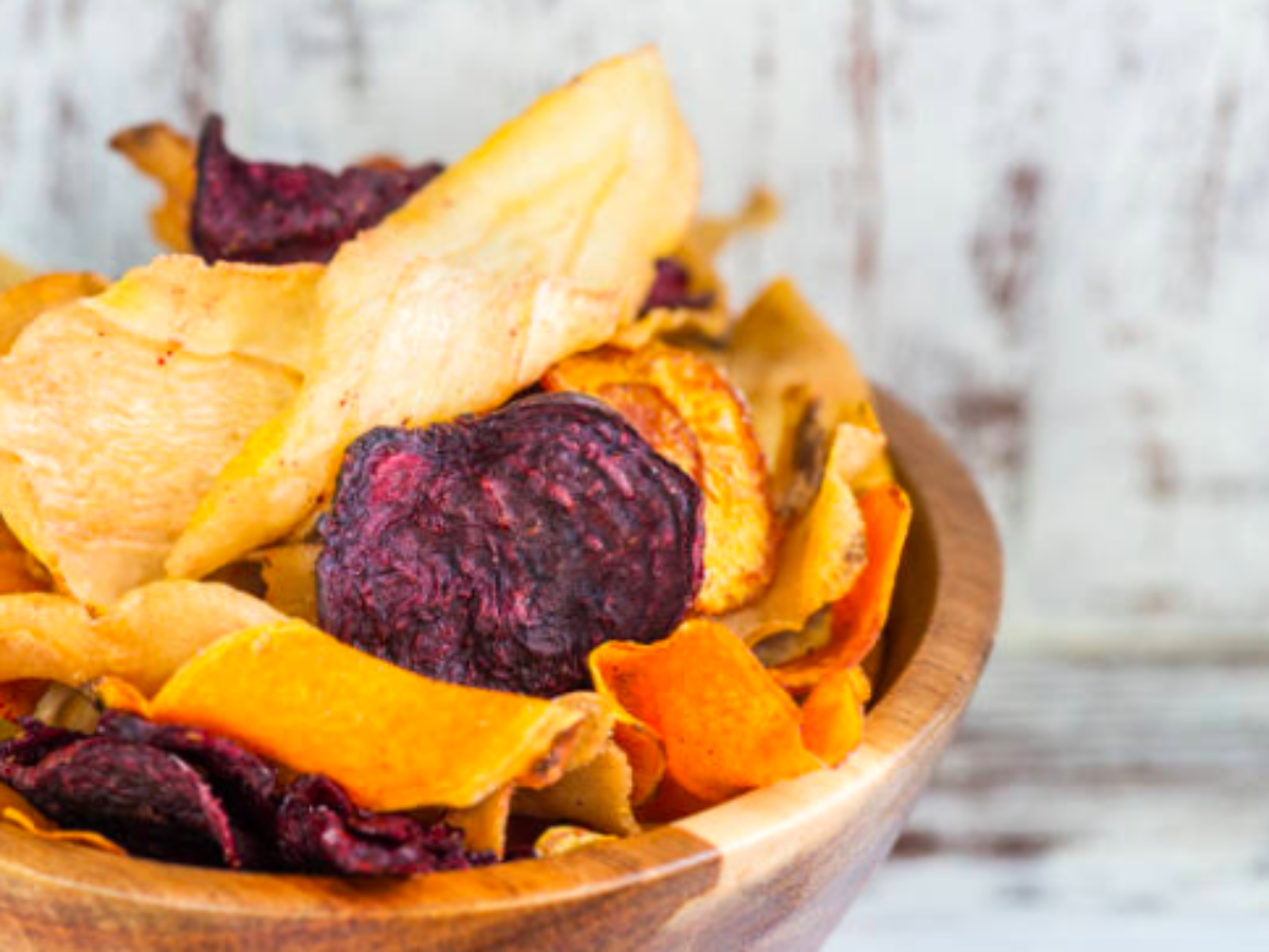 Recette : Chips de légumes au four