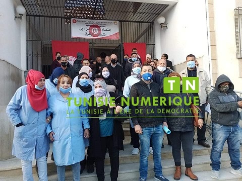 Tunisie [Photos]: Le personnel des tribunaux de Gafsa entre en sit-in
