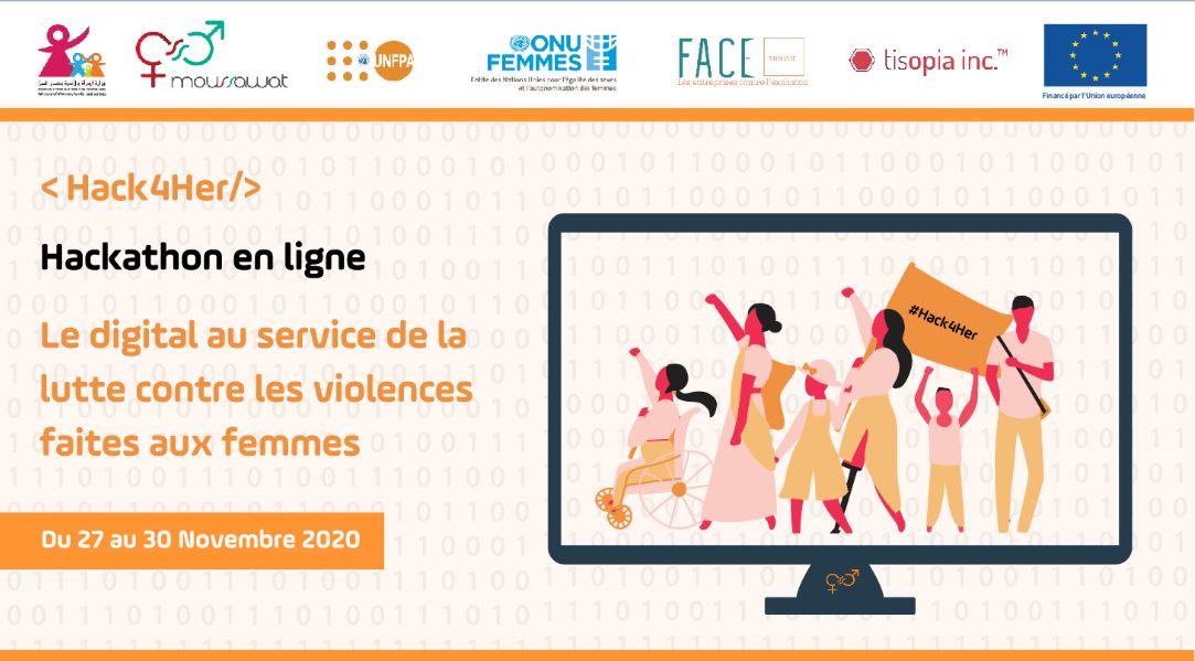 Hack4Her – Hackathon – Le Digital au service de la lutte contre les violences à l’égard des femmes