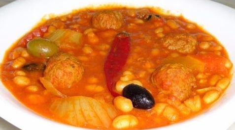 Recette :  Loubia tunisienne ( sauce aux haricots blancs )