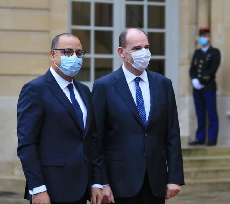 France: Le premier ministre français reçoit Hichem Mechichi [Photos]
