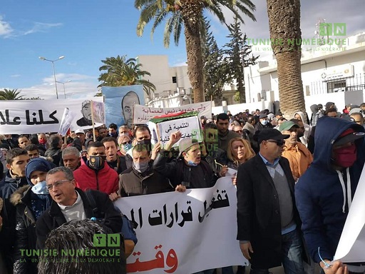 Tunisie [Photos]: Protestations à Jendouba pour réclamer des emplois