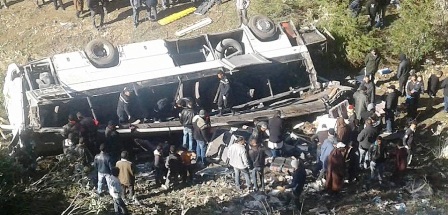 20 morts dans un terrible accident de la route en Algérie