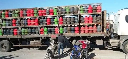 Tunisie – Gafsa : Saisie de trois camions chargés de bonbonnes de gaz