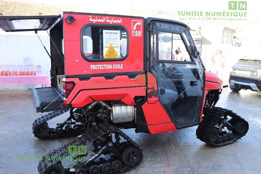 Tunisie: En images, nouveau matériel au profit de la Protection civile pour affronter la neige à Aïn Draham
