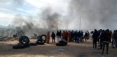 Tunisie – Des protestataires qui voulaient investir une station de pompage de SERGAZ dispersés par des tirs de sommation