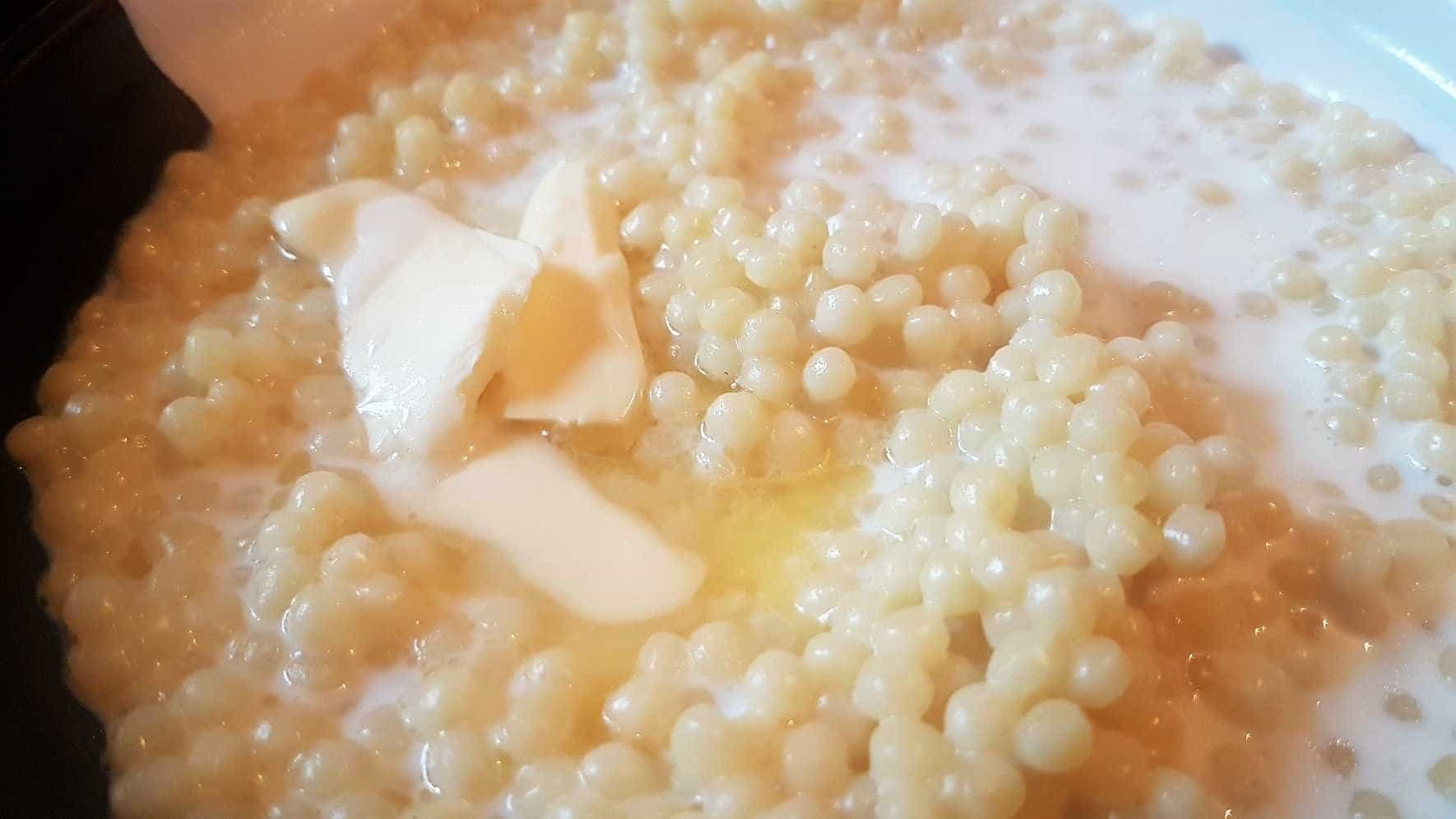 Recette : Mhamsa au lait