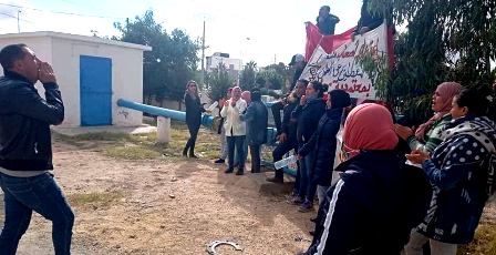 Tunisie – Sbeitla : Réouverture de la vanne de l’eau potable destinée à Sfax et Sidi Bouzid