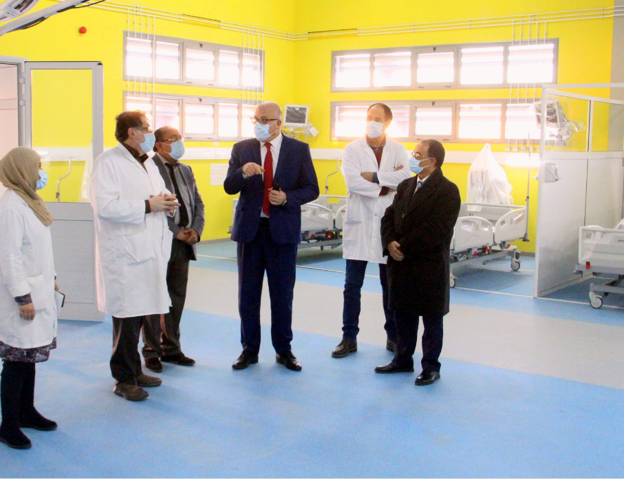 Coronavirus: Installation de 26 lits de réanimation dans un hôpital à El Menzah