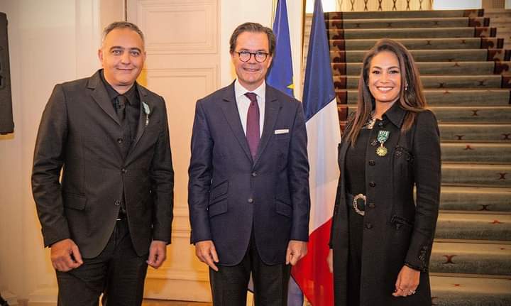 Culture : Hend Sabri élevée au rang d’Officier de l’Ordre Français des Arts et des Lettres