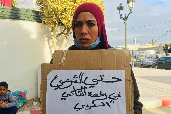 Tunisie-Beja: Sit-in ouvert pour réclamer des licences de taxis individuels [Photos]