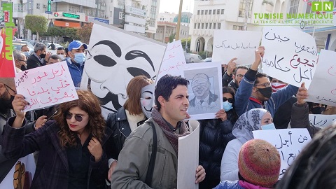 Tunisie [Photos]: Rassemblement de protestation à Sfax pour réclamer la libération des manifestants