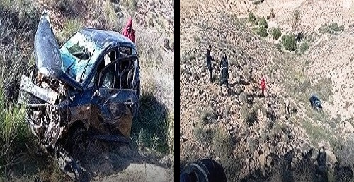 Tunisie – Impressionnant accident de la route à l’entrée de Matmata