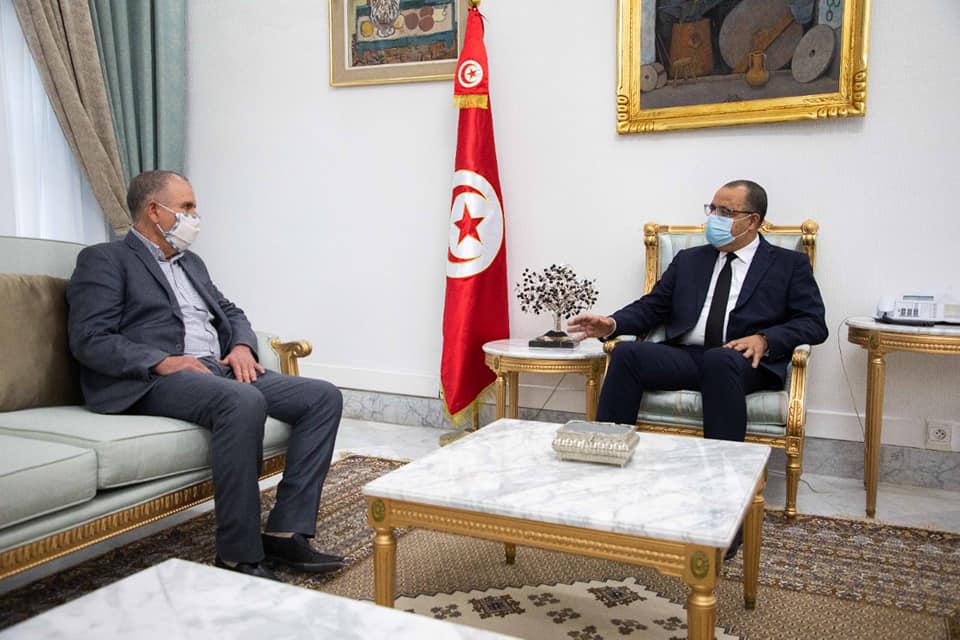 Tunisie : Rencontre entre Hichem Mechichi et le Secrétaire général de l’UGTT