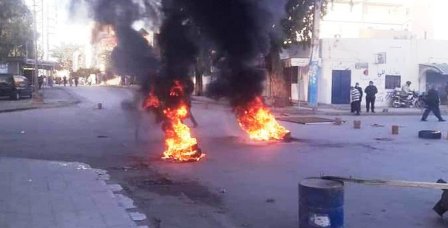 Tunisie – Affrontements entre la police et des protestataires à Sbeitla