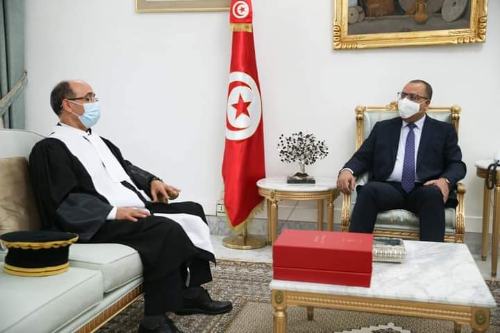 Tunisie: Mechichi reçoit le premier président de la Cour des comptes