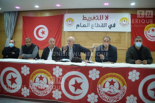 Tunisie: En images, réunion de la Fédération du transport sur la société régionale de transport à Béja