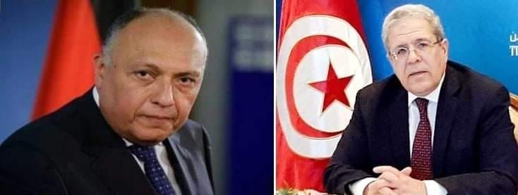 Tunisie: Entretien téléphonique entre Ohtman Jerandi et son homologue égyptien