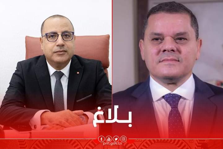 Tunisie : Entretien téléphonique entre le Chef du gouvernement et son nouvel homologue libyen