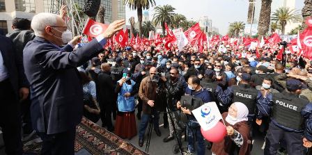 Tunisie – La gravité des messages de la manifestation d’Ennahdha