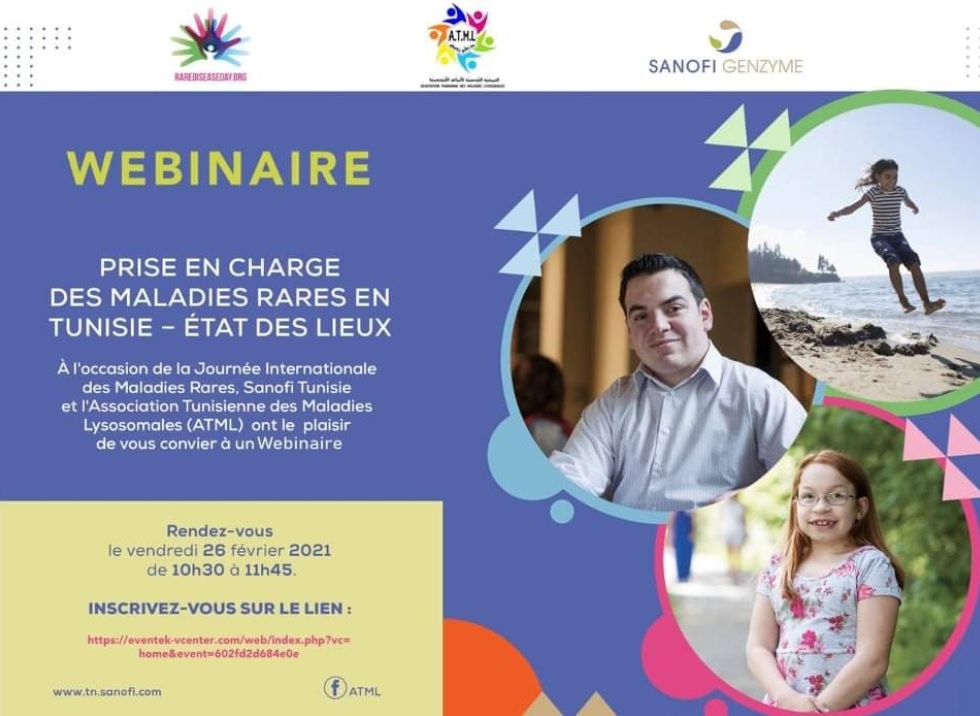 Webinaire sur la prise en charge des maladies rares en Tunisie