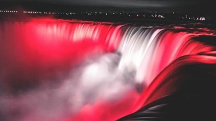 Tunisie : Les chutes du Niagara s’illumineront avec les couleurs du drapeau tunisien