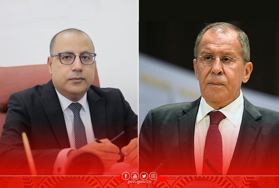 Tunisie: Appel téléphonique entre Hichem Mechichi et le ministre russe des affaires étrangère