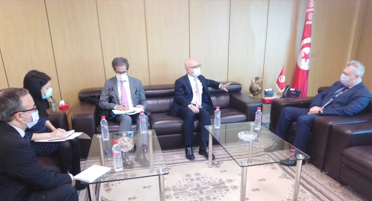 Tunisie : Le renforcement de la coopération bilatérale italo-tunisienne, objet d’une réunion entre le ministre des Finances et l’ambassadeur italien