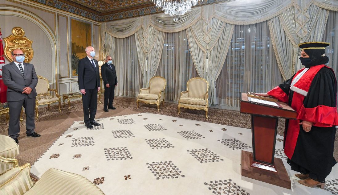 Tunisie : Kais Saied préside la cérémonie de prestation de serment du nouveau membre élu du CSM [Photos]