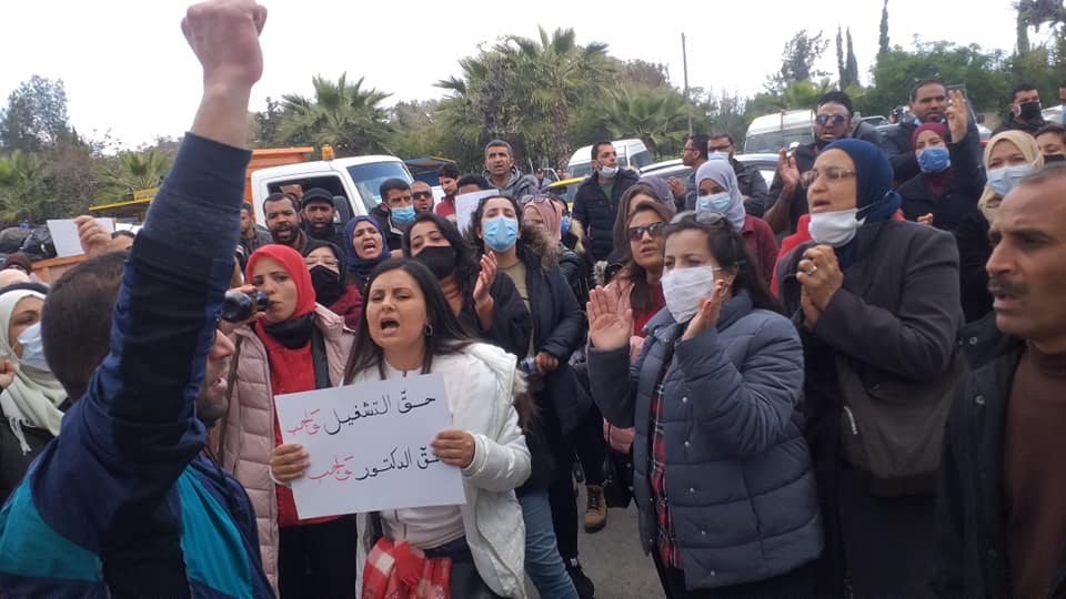 Tunisie- Ministère de l’Enseignement Supérieur: La poursuite du sit-in des docteurs chômeurs est “injustifiée”