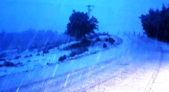 Tunisie – Il neige sur les hauteurs ouest du pays