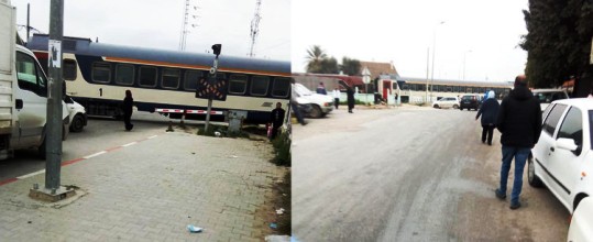 Tunisie – Déraillement du train à Naassene