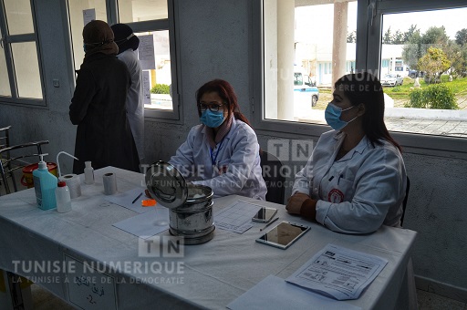 Tunisie: 531 personnes vaccinées contre le coronavirus à Béja