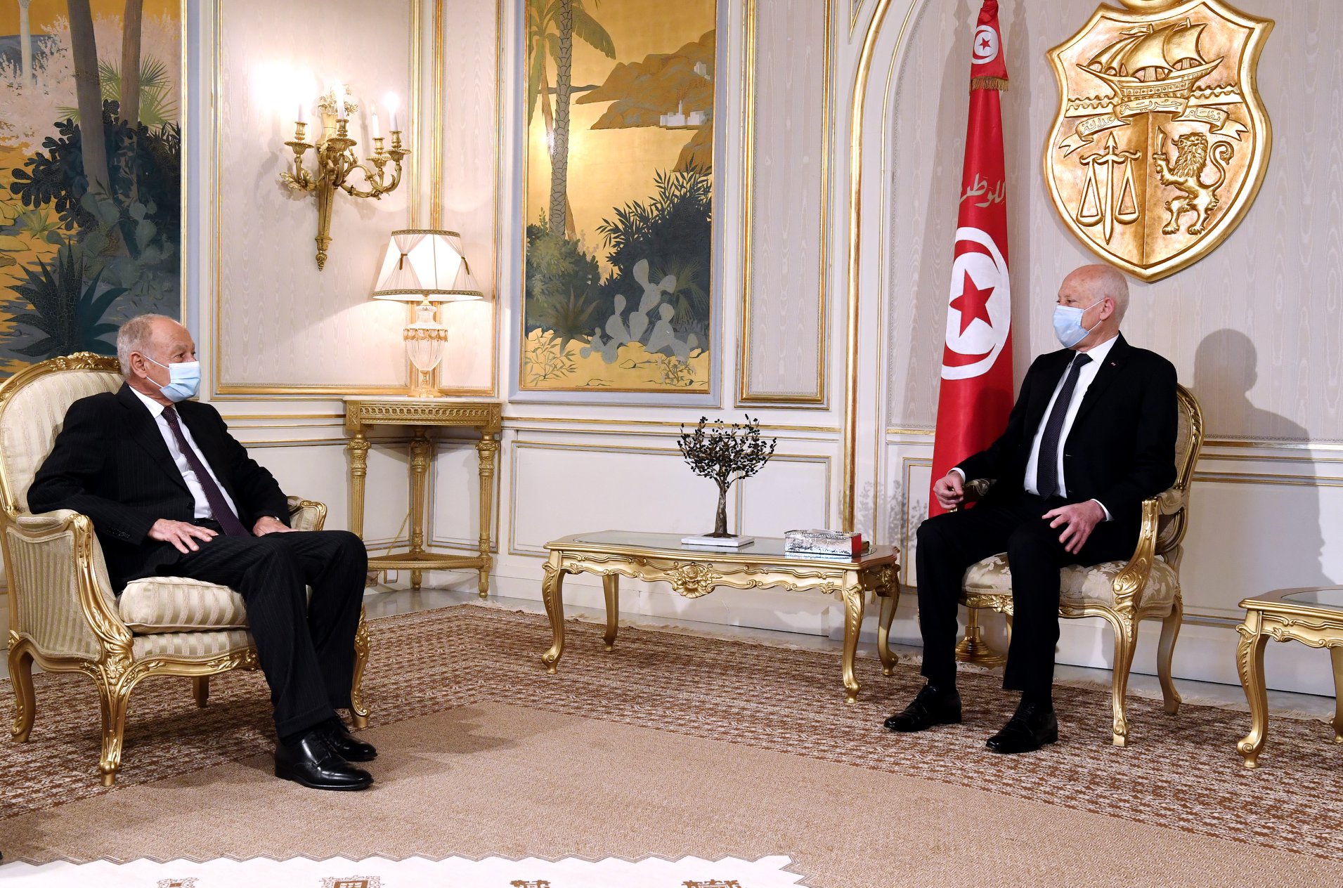 Tunisie: Rencontre entre le Président de la République et le Secrétaire général de la Ligue Arabe