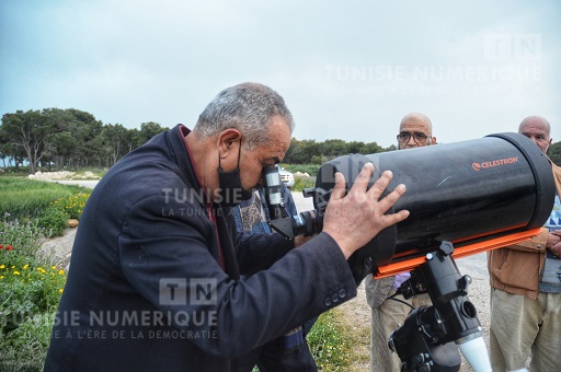 Tunisie: En images, observation du croissant lunaire à Béja